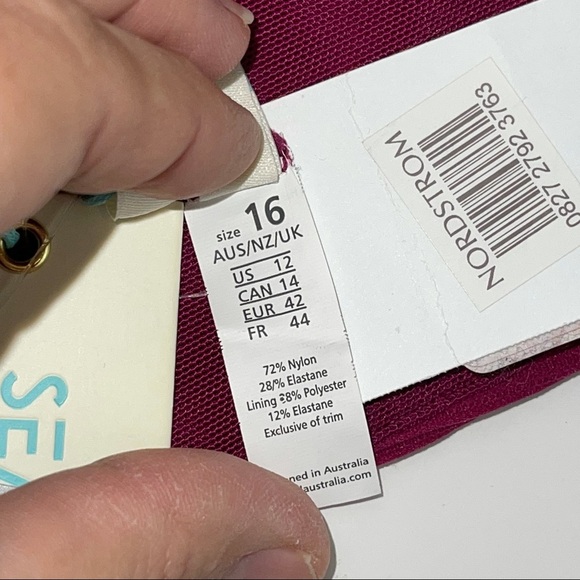 NWT Sea Level Casablanca Rouge Basic Bikini Bottom 12 - Picture 11 of 15